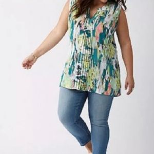Melissa McCarthy Sleeveless Tunic Size 4X